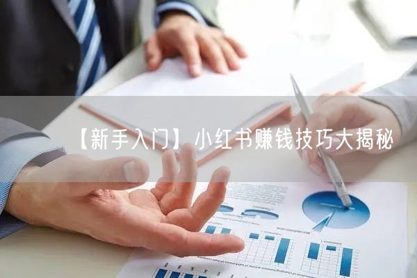 【新手入门】小红书赚钱技巧大揭秘